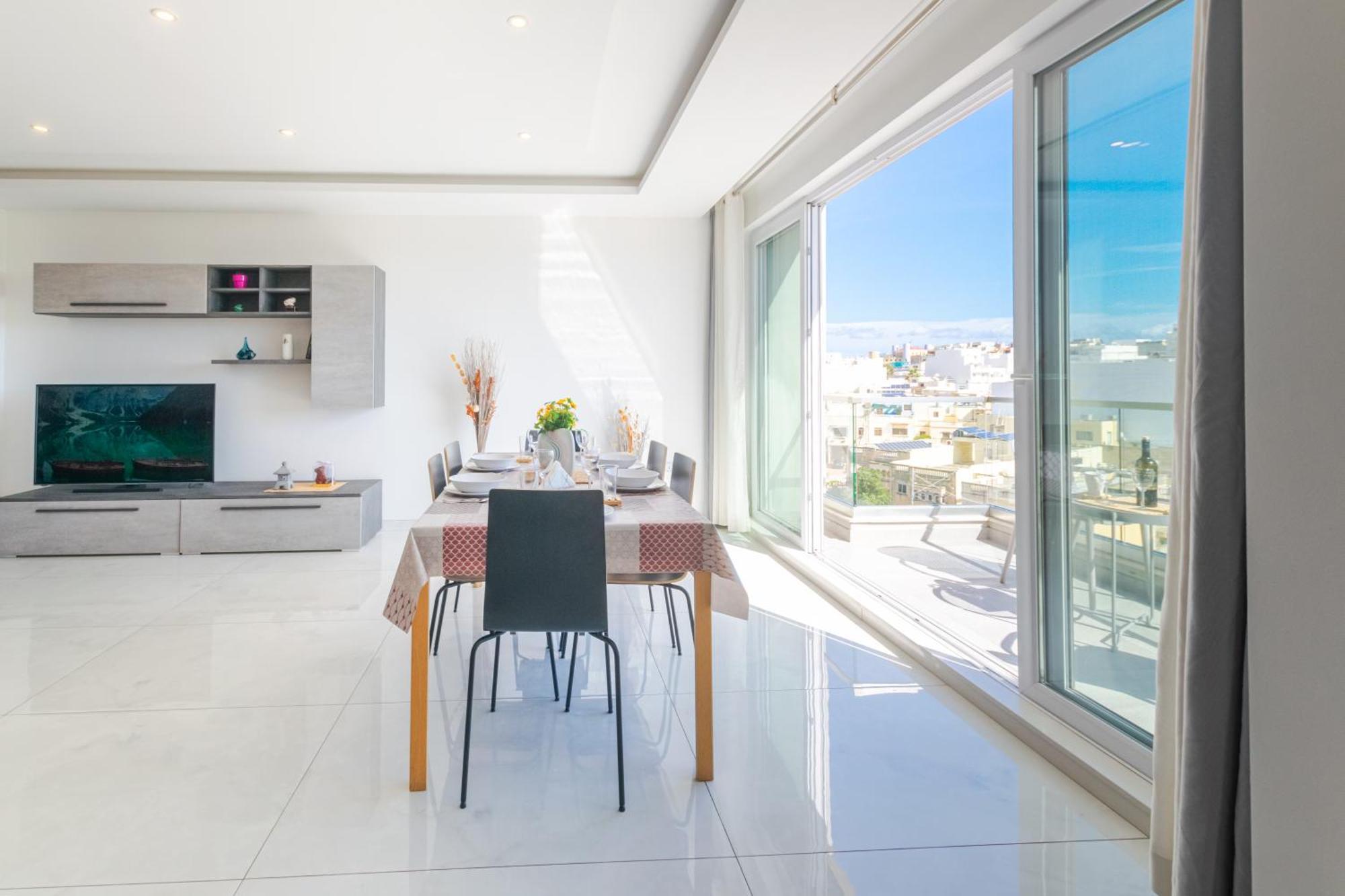 New Spacious Apartment With Amazing View Bugibba St. Paul's Bay Exterior foto